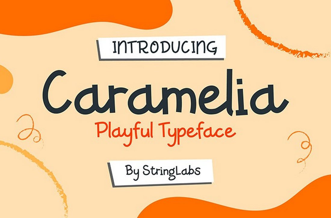 Caramelia - Free Cartoon Font