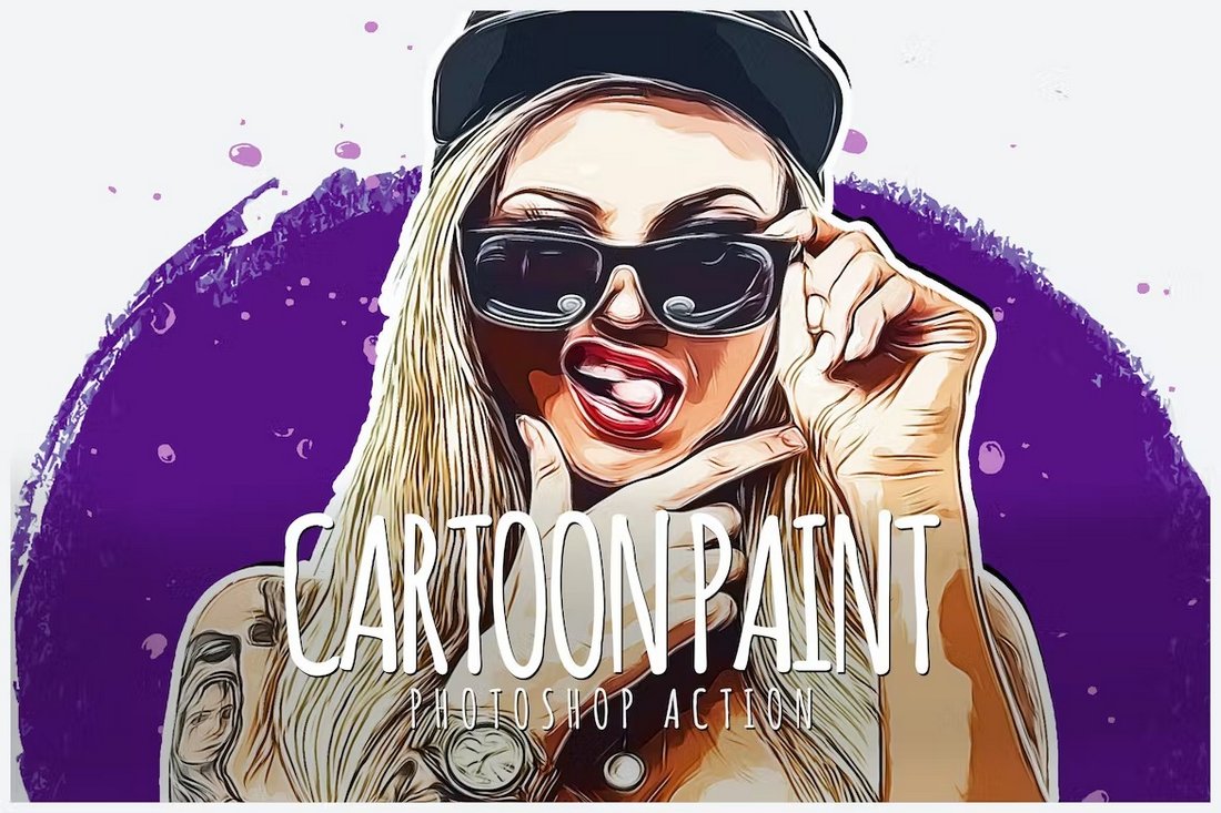 Cartoon Paint - Photoshop Action