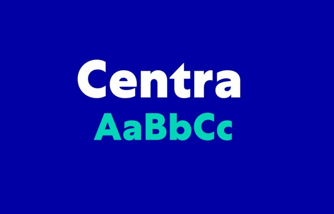 Centra - Free Clean Font for PowerPoint