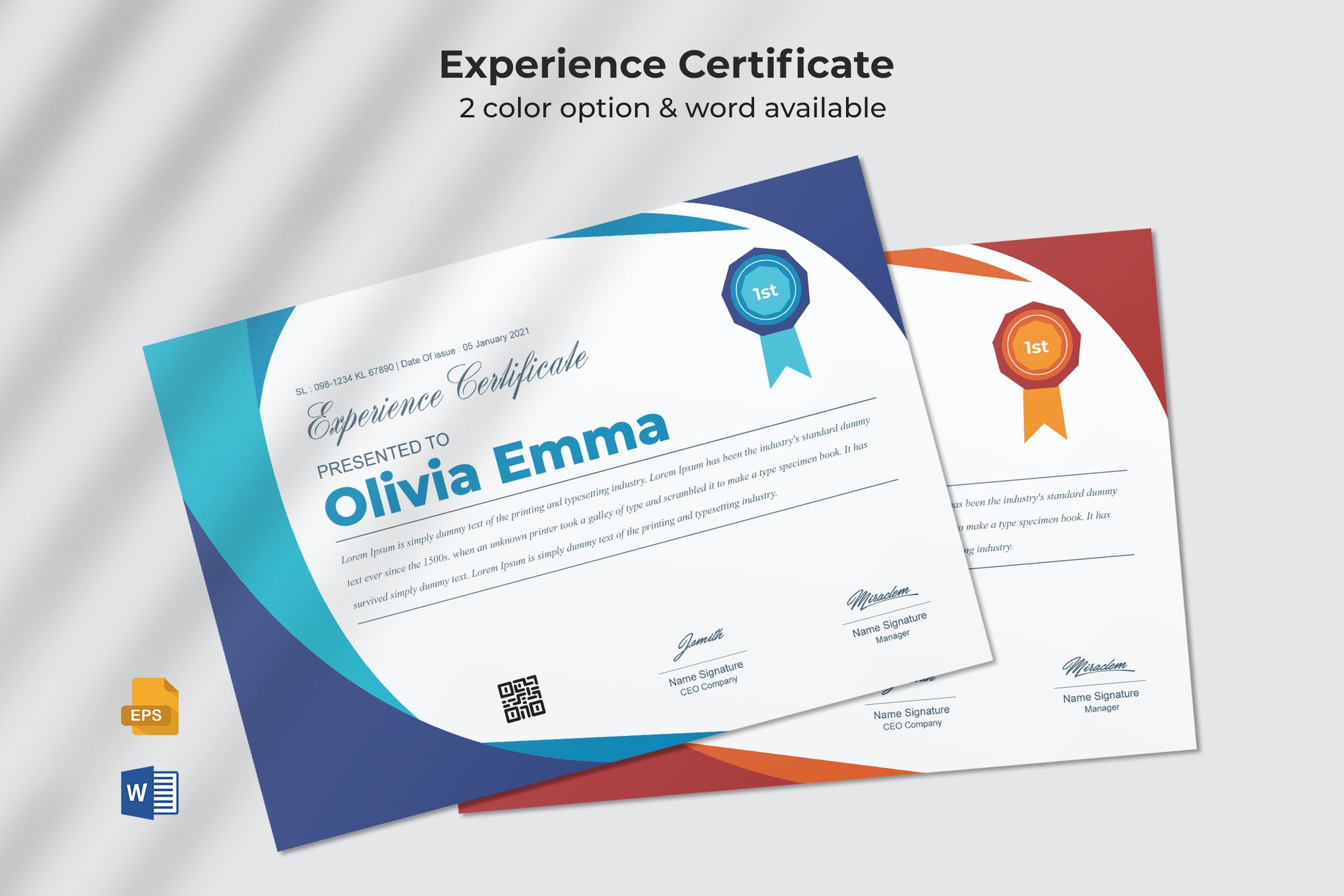 Certificate Template Word