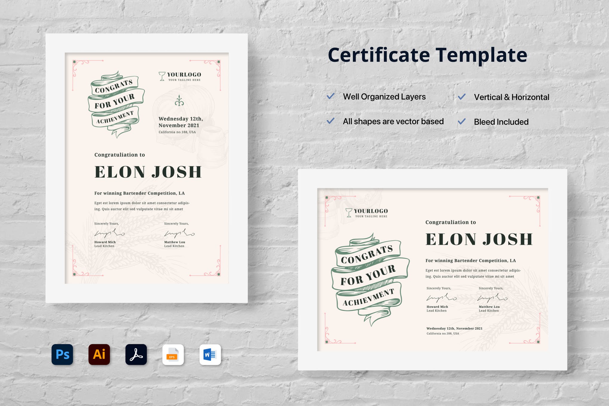 Certificate Template Word