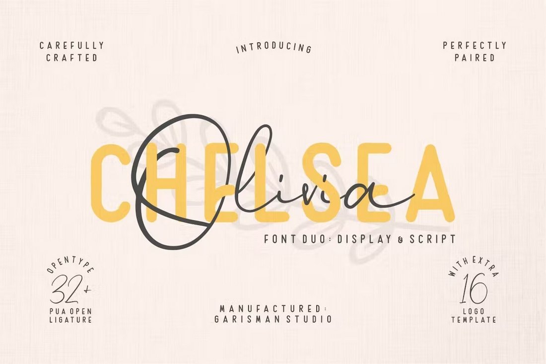 Chelsea Olivia - Elegant Font Duo for Final Cut Pro