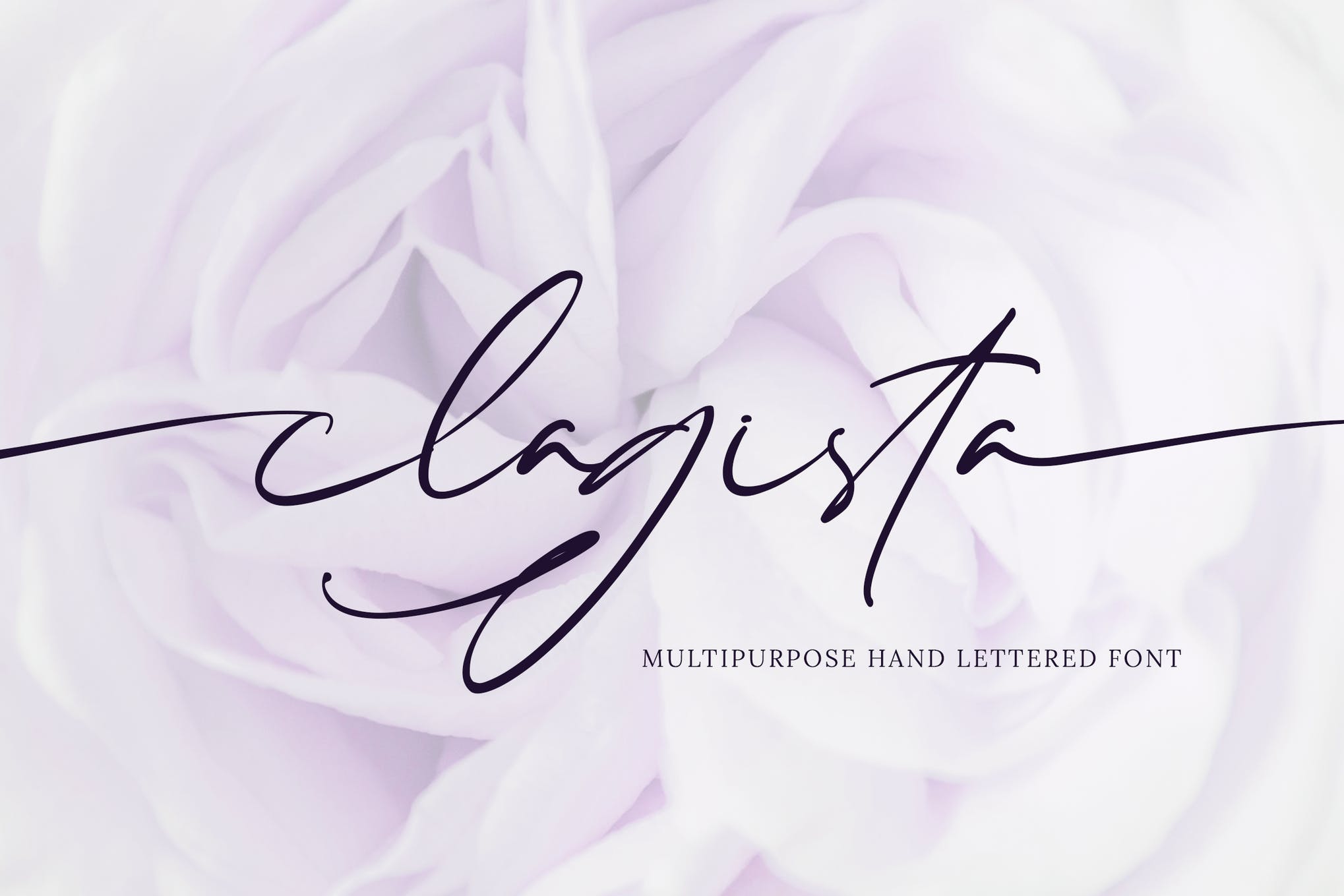 Clagista handwriting font