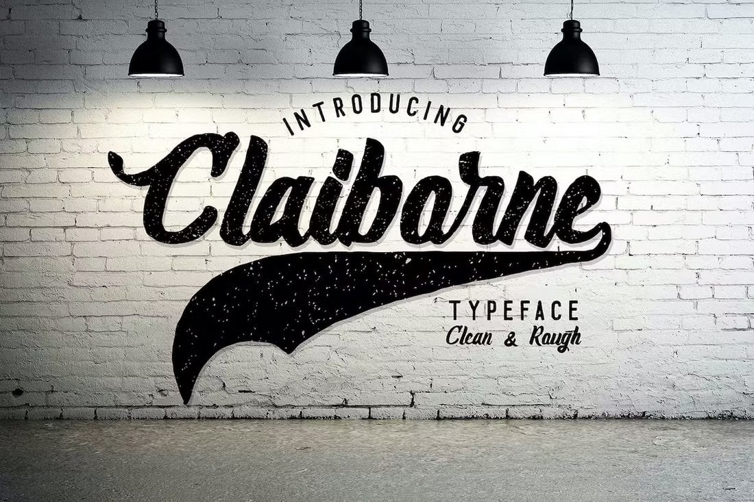 Claiborne - Clean Baseball Font