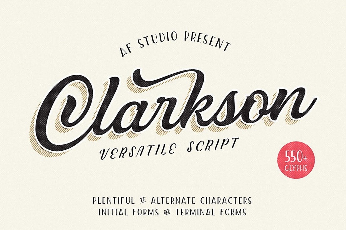 Clarkson - Vintage Script Font