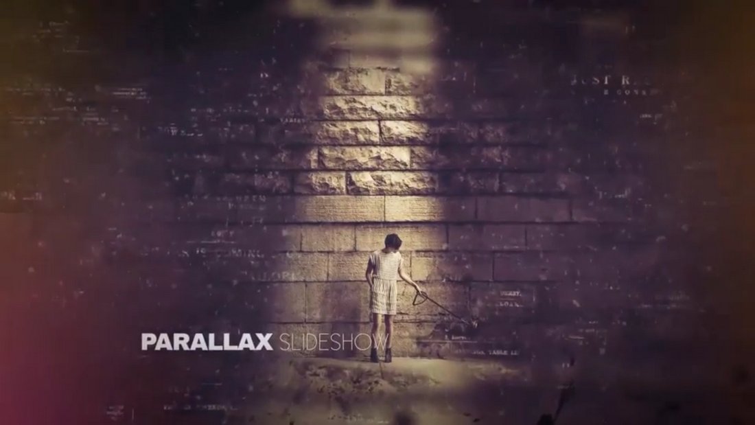 Classic Parallax After Effects Slideshow Template