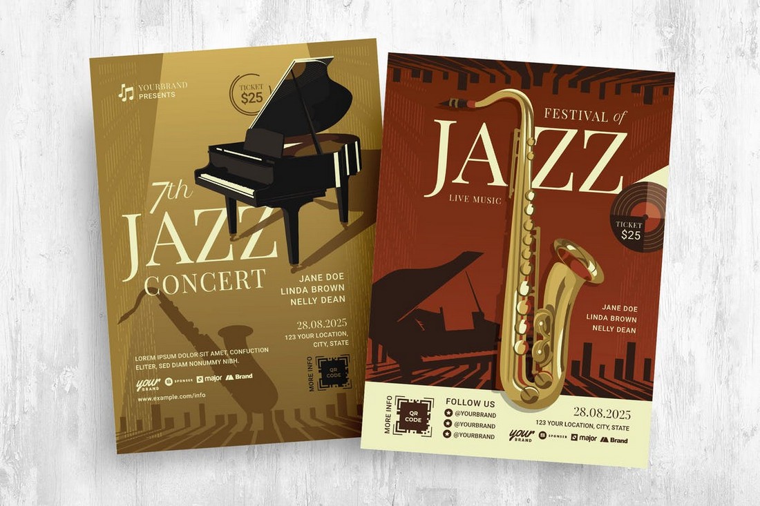 Classical Jazz Music Festival Flyer