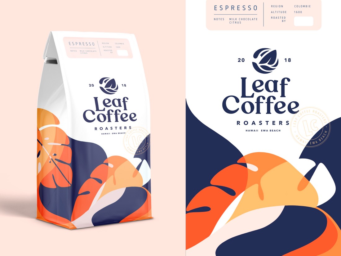 Coffee Packaging Design Example