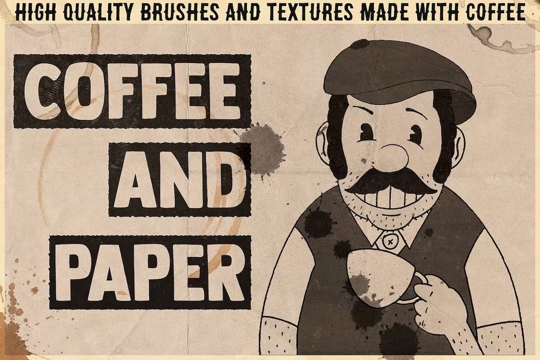 Coffee&Paper - Handcrafted Photoshop Brushes