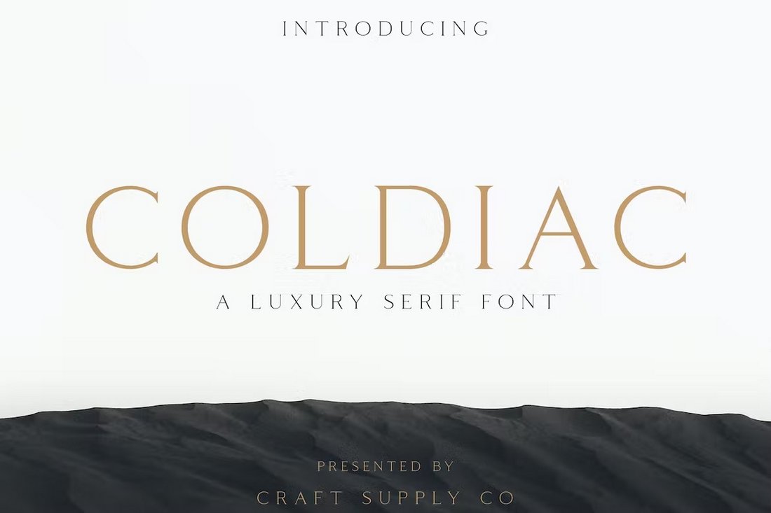 Coldiac - Luxury Business Logo Font