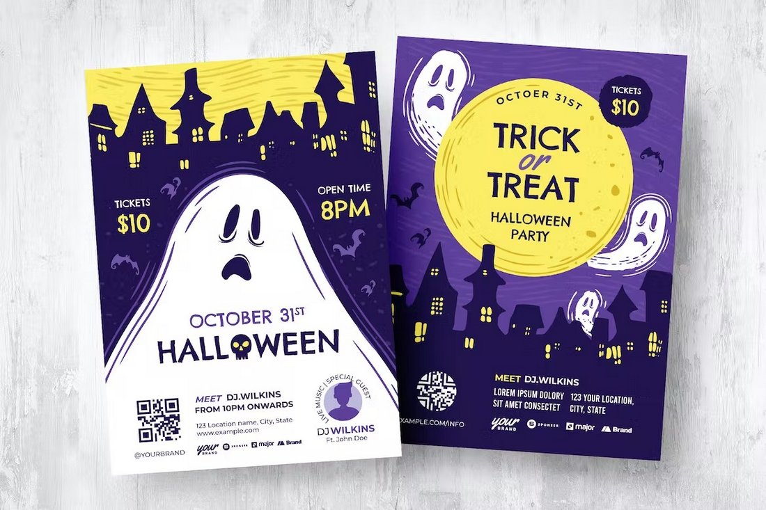 Coloful Halloween Event Flyer Template