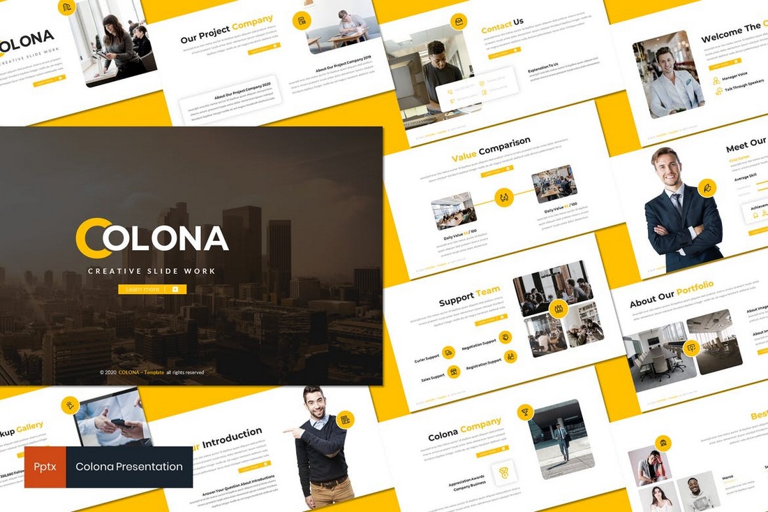 Colona - Business Powerpoint Template