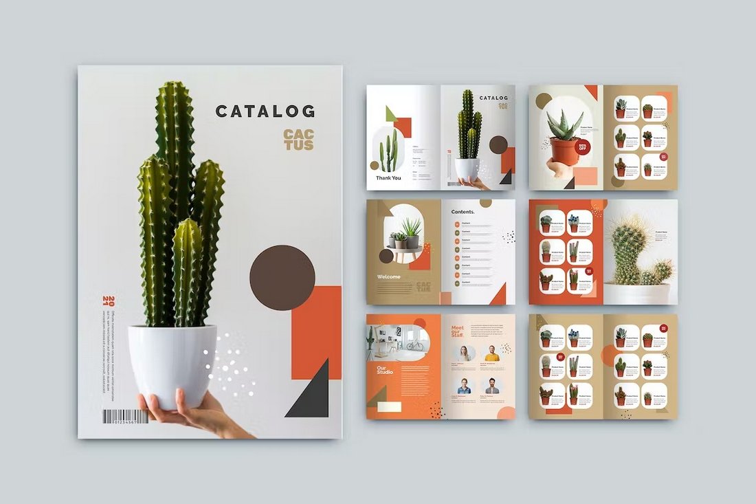 Colorful Product Catalog InDesign Template