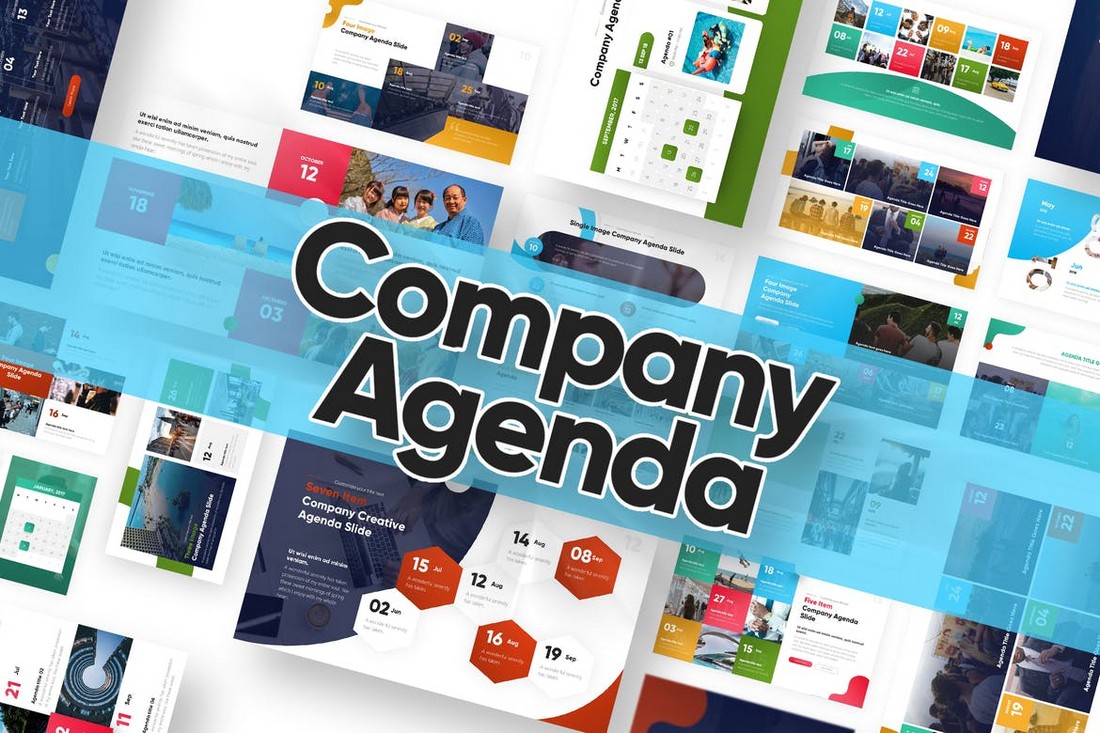 Company Agenda Powerpoint Template