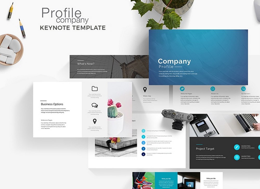 Company Profile - Free Keynote Template