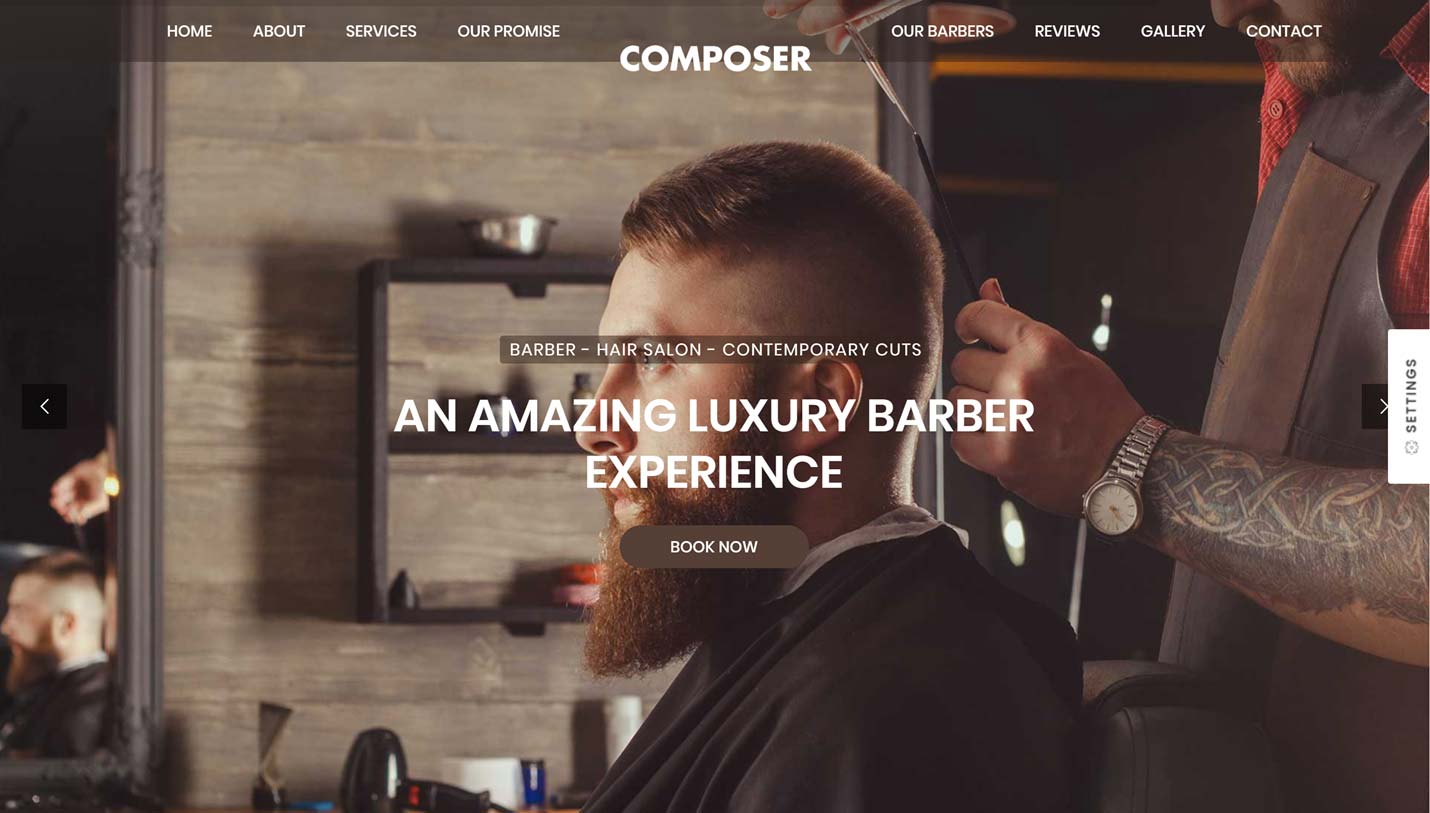 Barber Website Demo