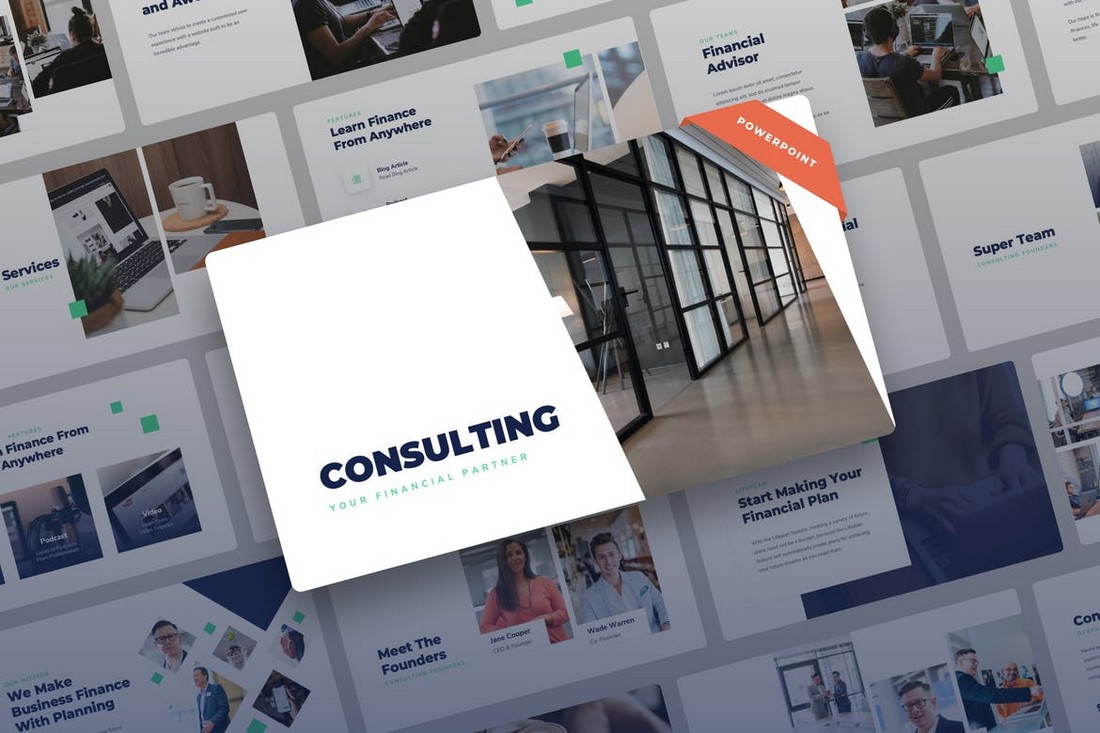 Consulting - Finance PowerPoint Template