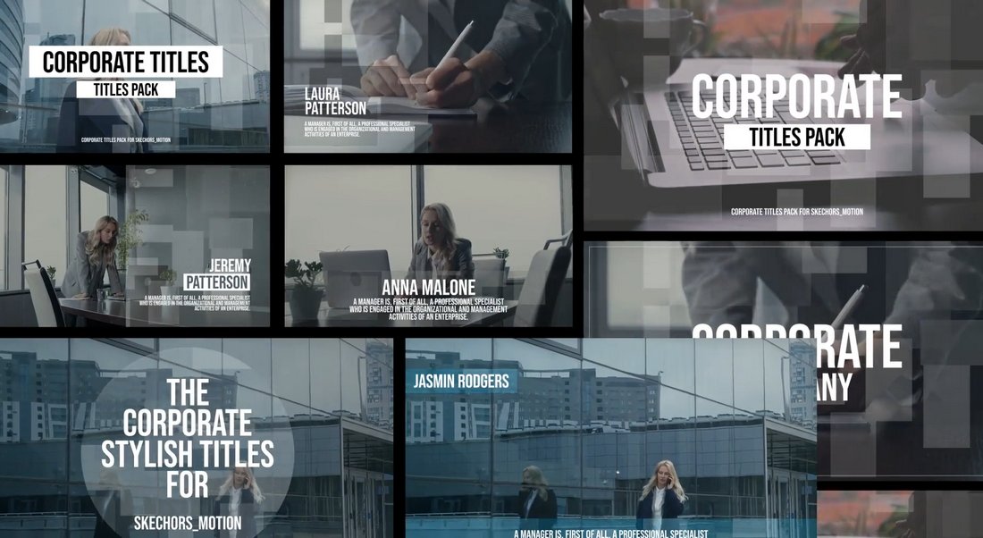 Corporate Lower Thirds & Titles for Final Cut Pro