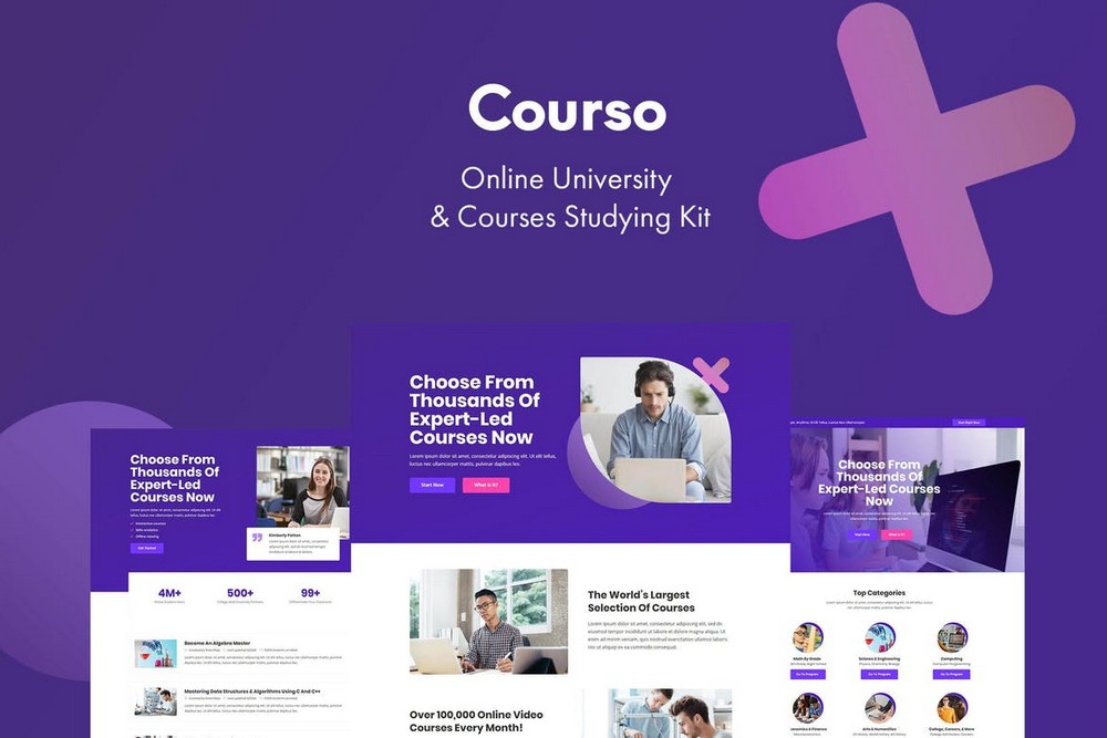 Courso - Online Courses & University Template Kit