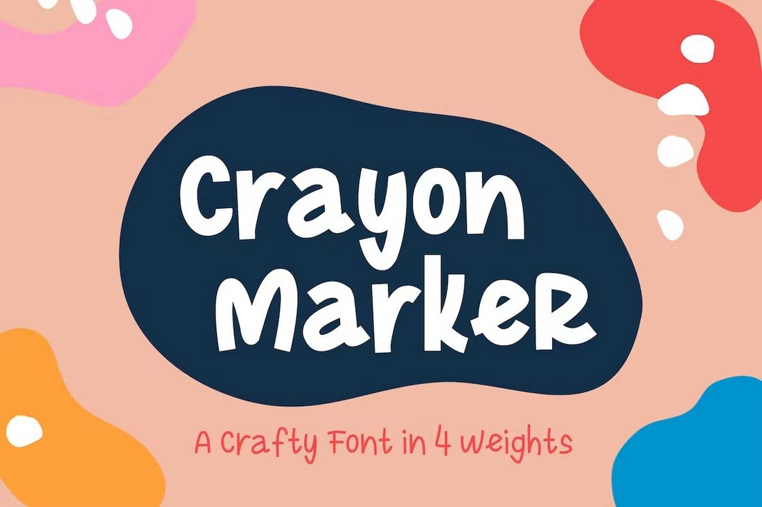 Crayon Marker Font for Cricut