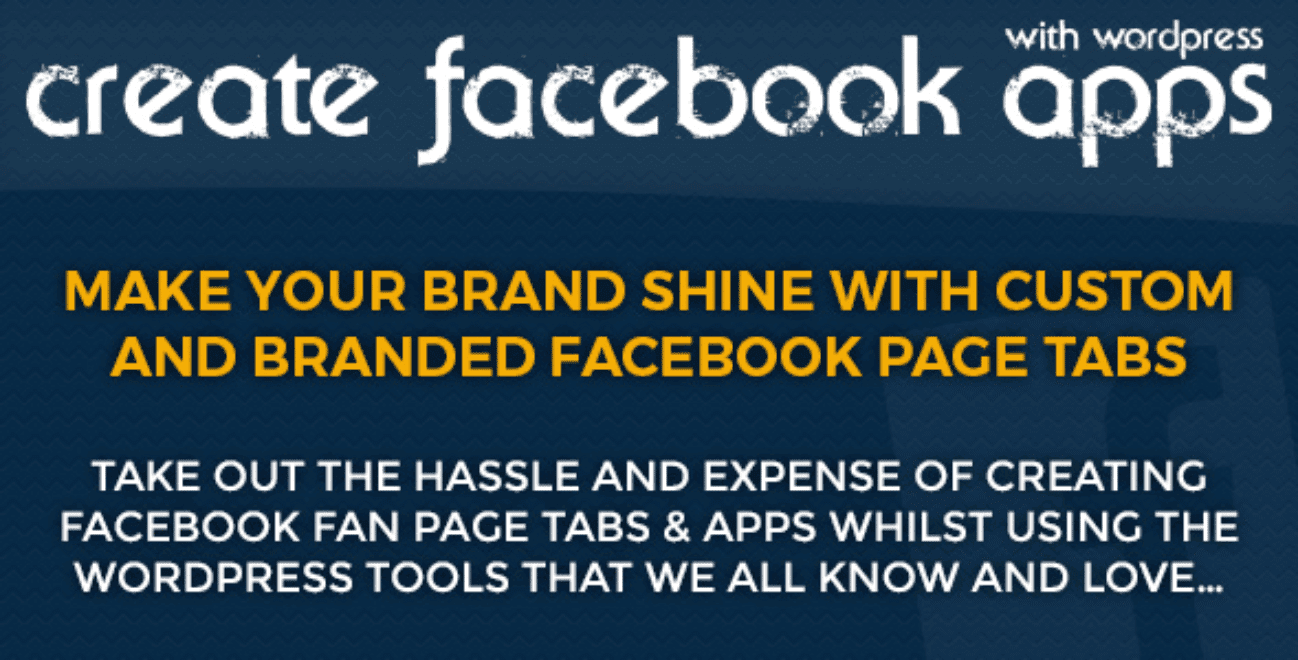 Create Facebook Apps with WordPress