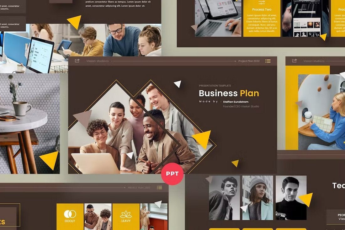 Creative Business Plan PowerPoint PPT