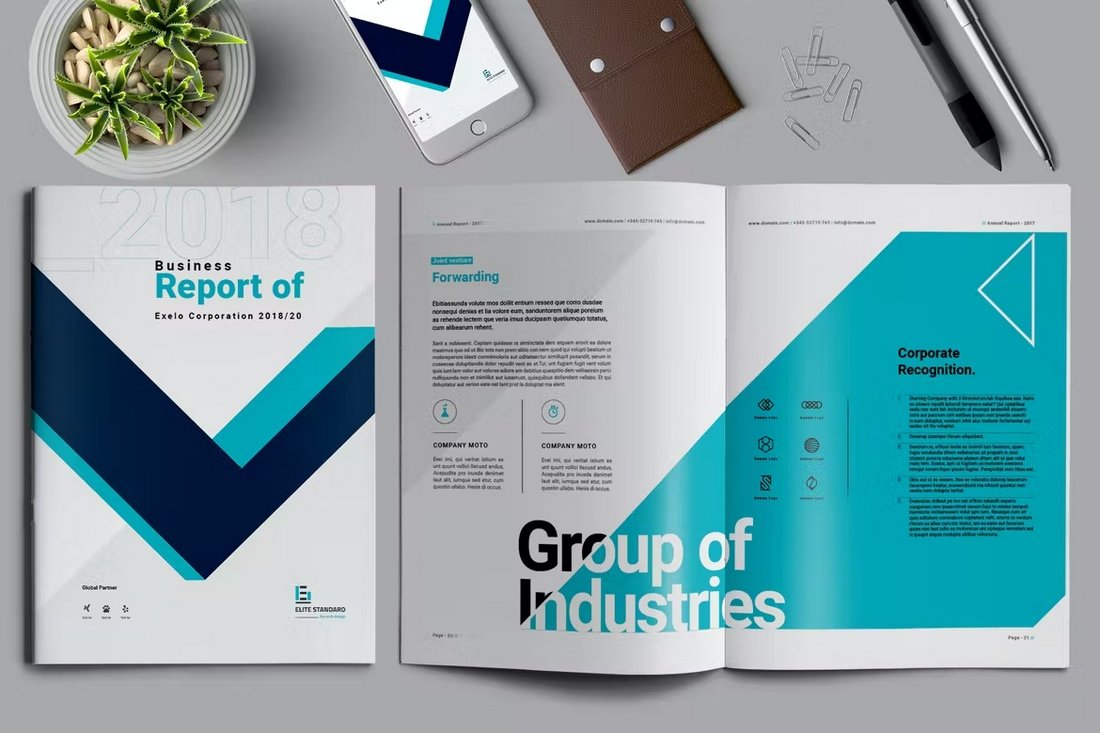 Creative Business Report Brochure Template