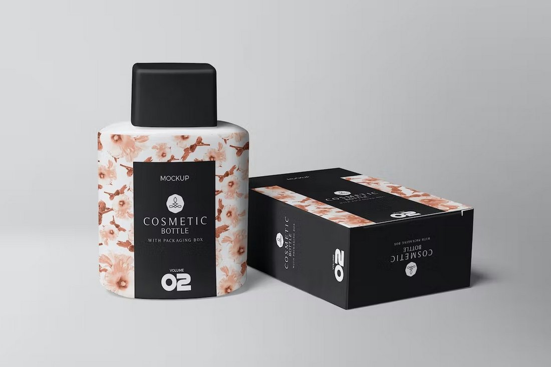 Creative Cosmetic Bottle Mockups