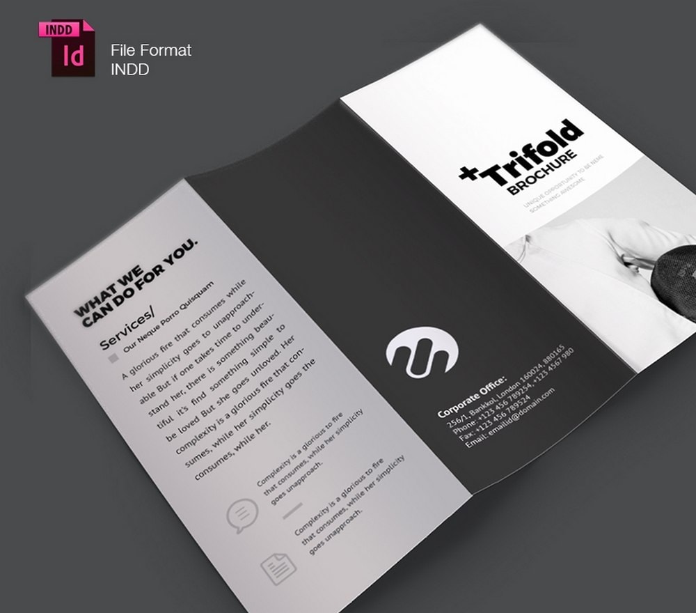 Creative Minimal Trifold Brochure