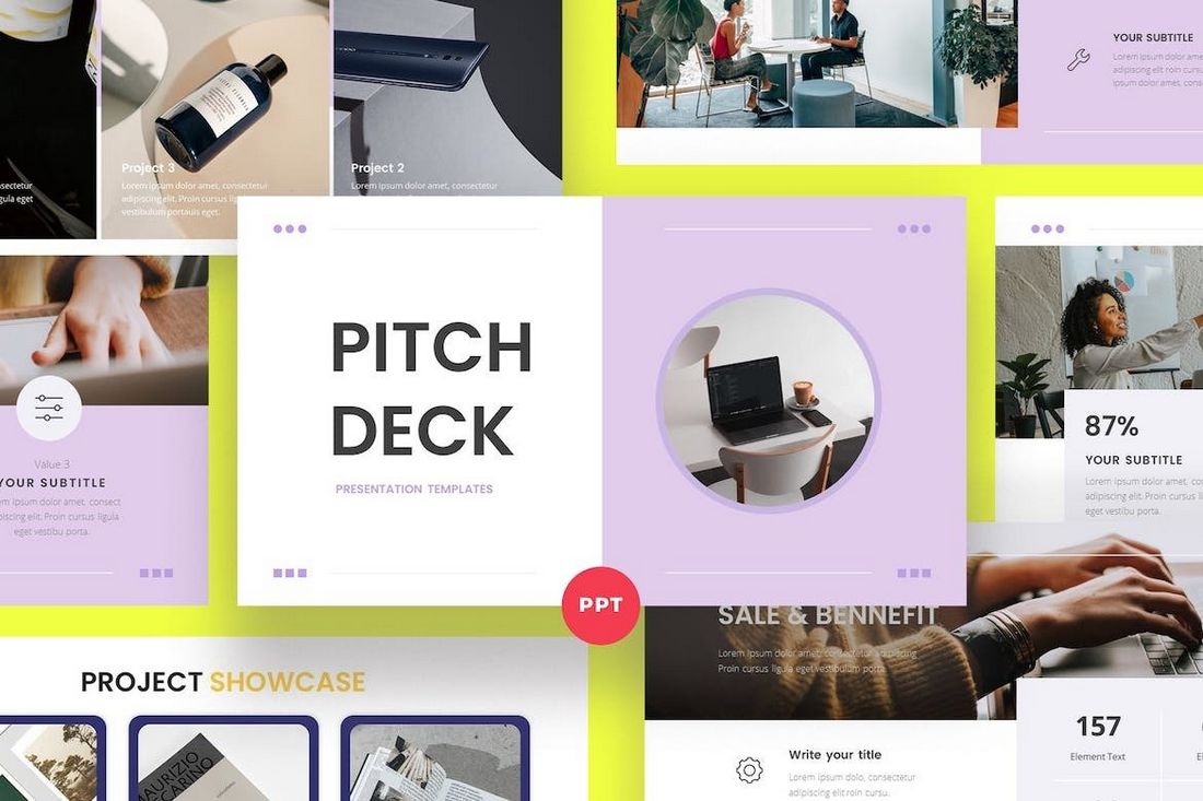 Creative PITCH DECK PowerPoint Template