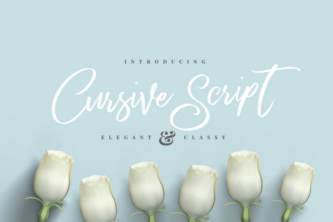 Cursive Script - Elegant Cursive Font