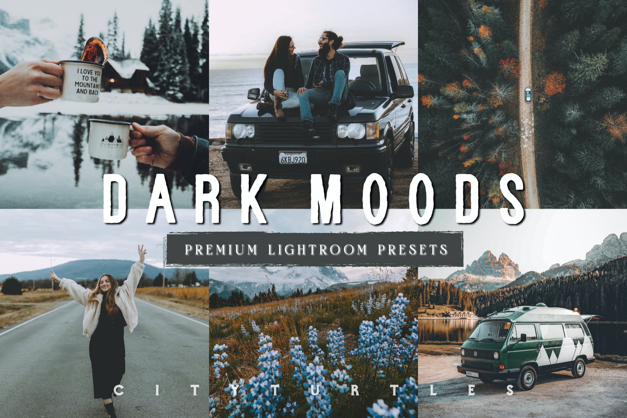 DARK MOODS Soft Matte VSCO Film Lightroom Presets