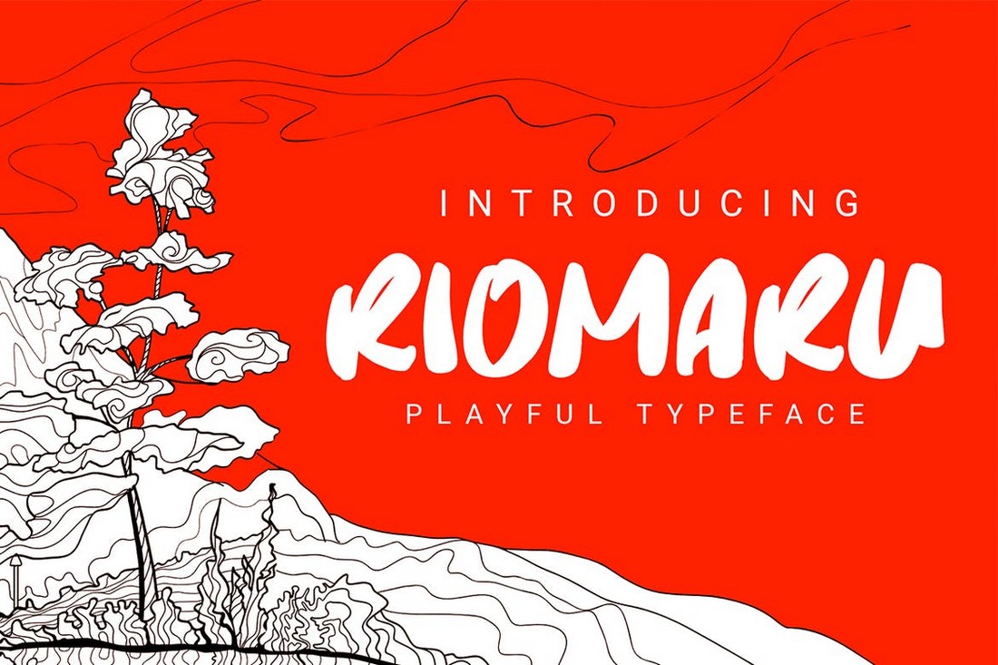 DS Riomaru - Playful Brush Font