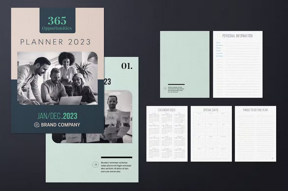 Daily Planner 2023 Layout Template