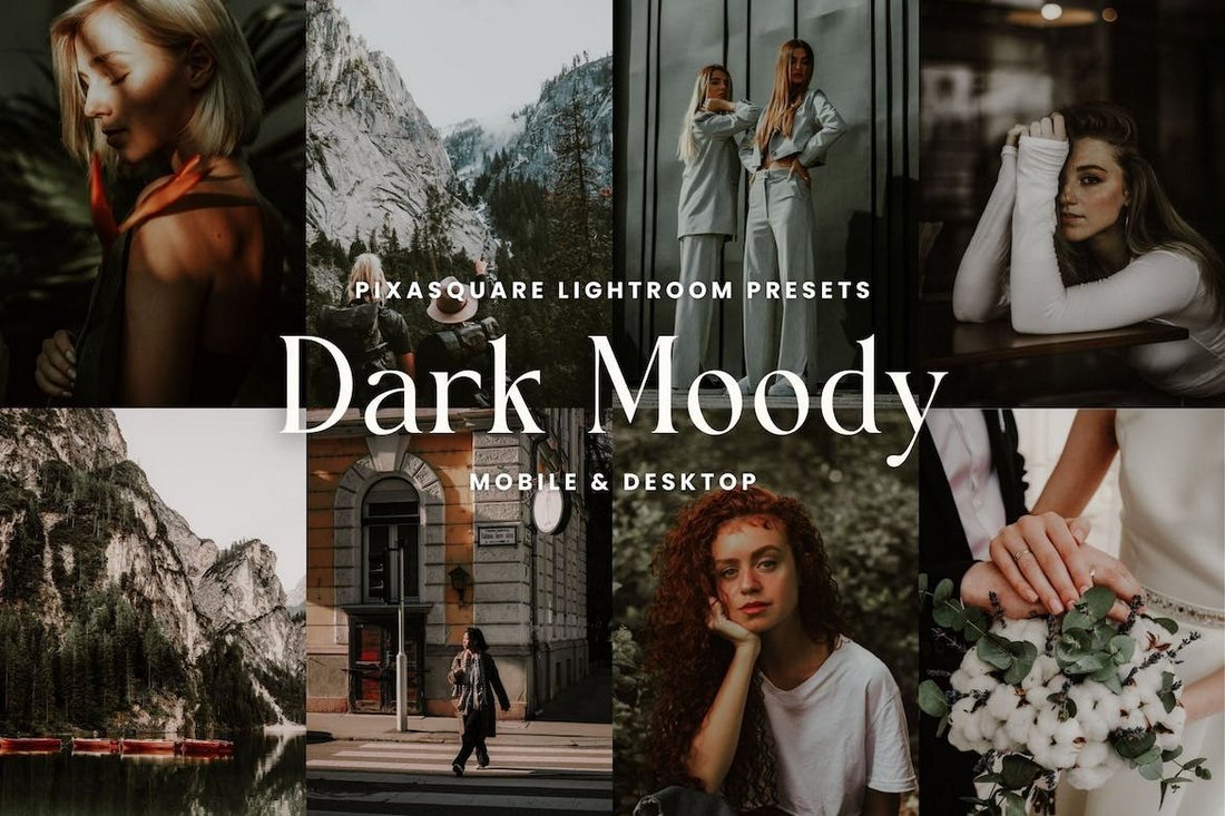 Dark Moody Vintage Style Lightroom Presets