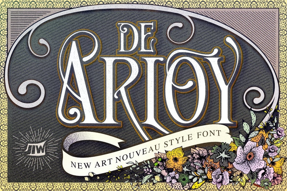 De Arloy - Font Art Nouveau