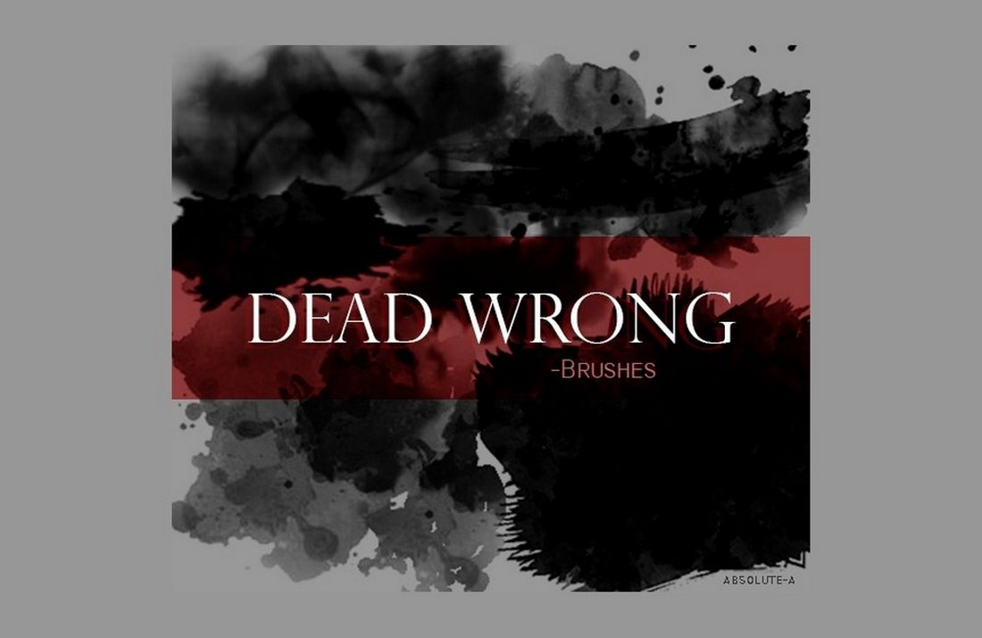 Dead Wrong - Free Photoshop Texture Brushes