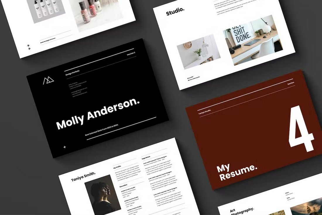 Design Portfolio and Resume Template