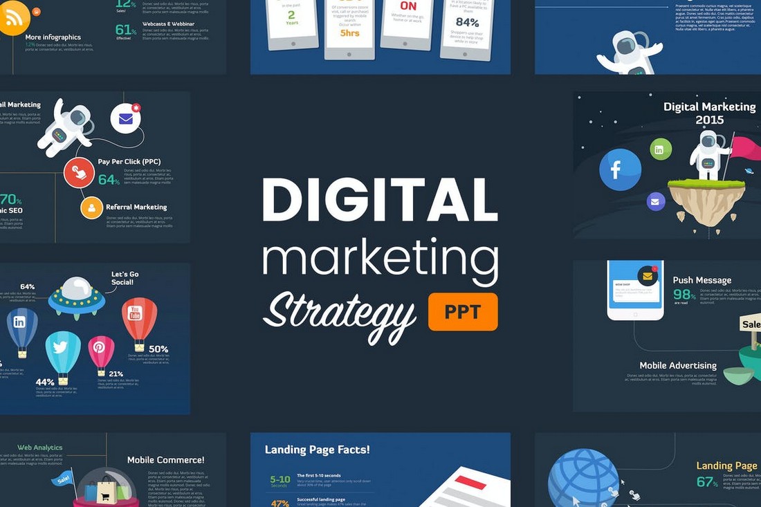 Digital Marketing Strategy Consulting Powerpoint Template