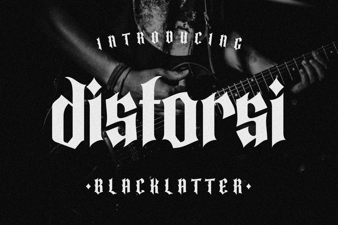 Distorsi - Heavy Metal Blackletter Font