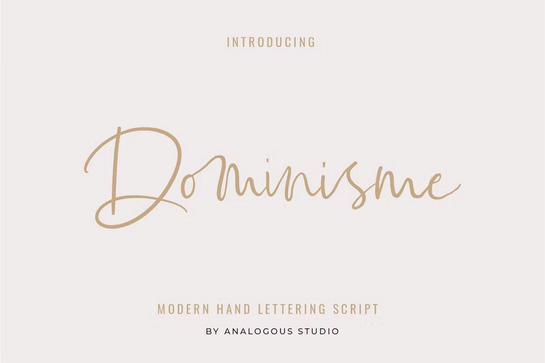 Dominisme - Elegant Handwritten Font