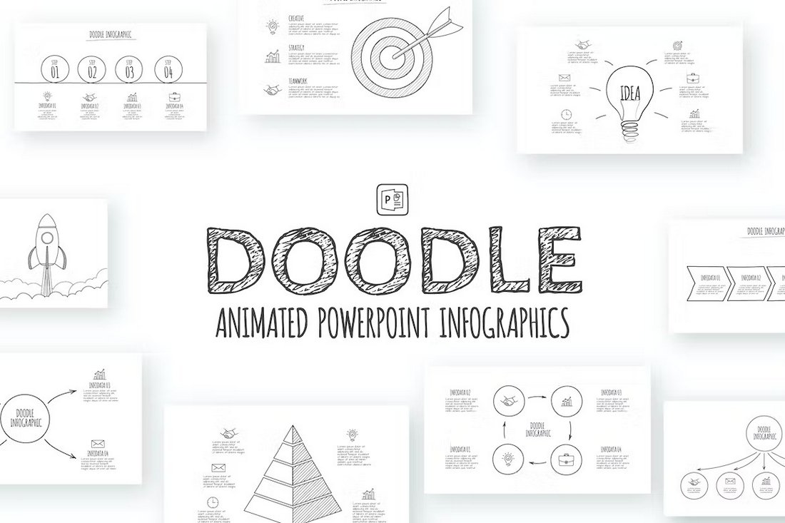 Doodle Animated PowerPoint Infographics