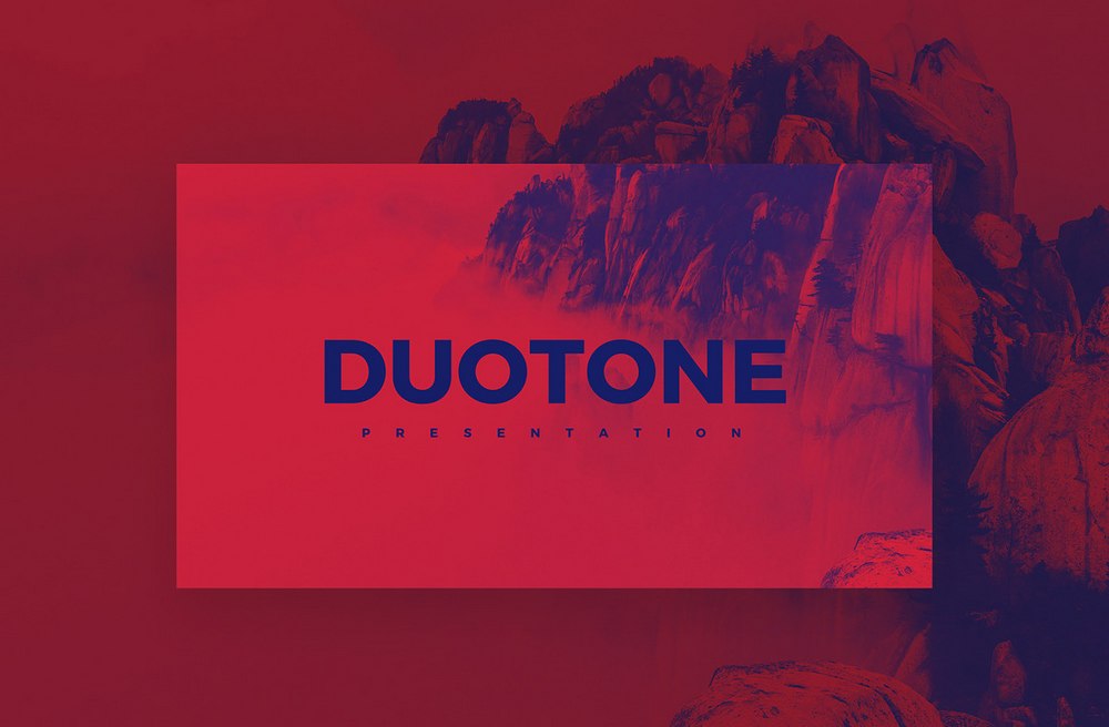 Duotone - Free Colorful Keynote Template