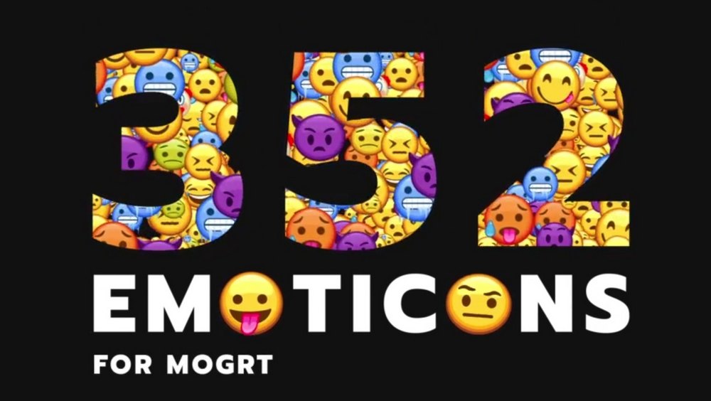 Emoticon - Animated Emojis Pack for Premiere Pro