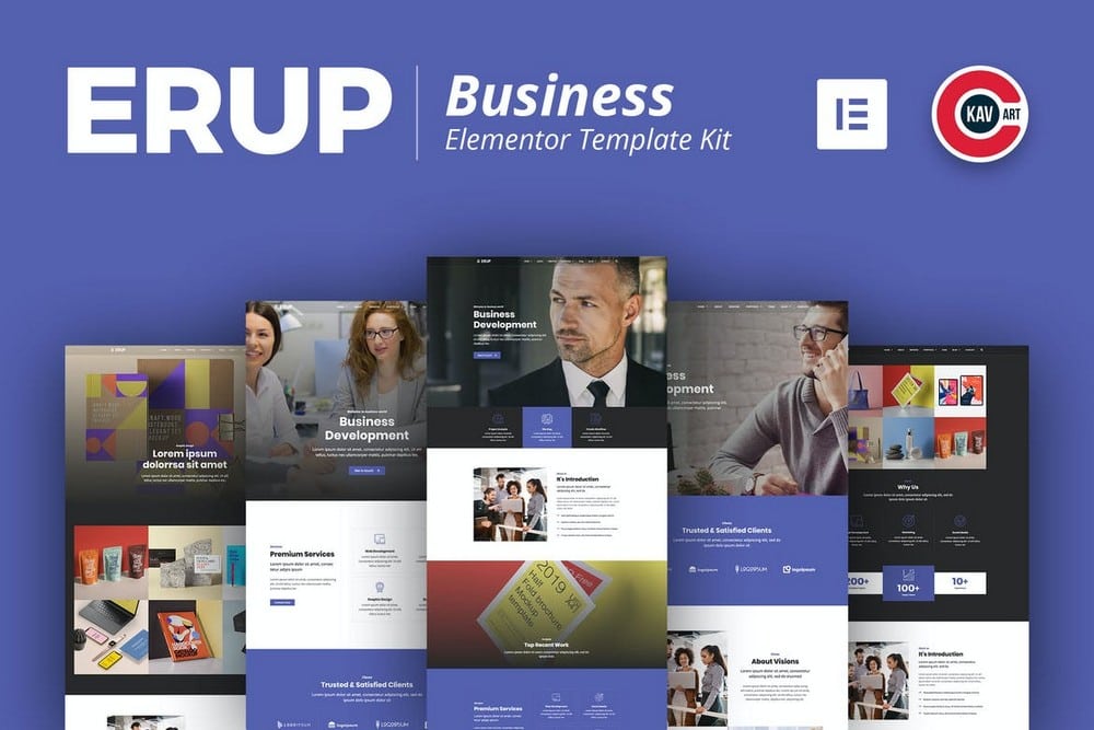 Erup - Business Website Template Kit