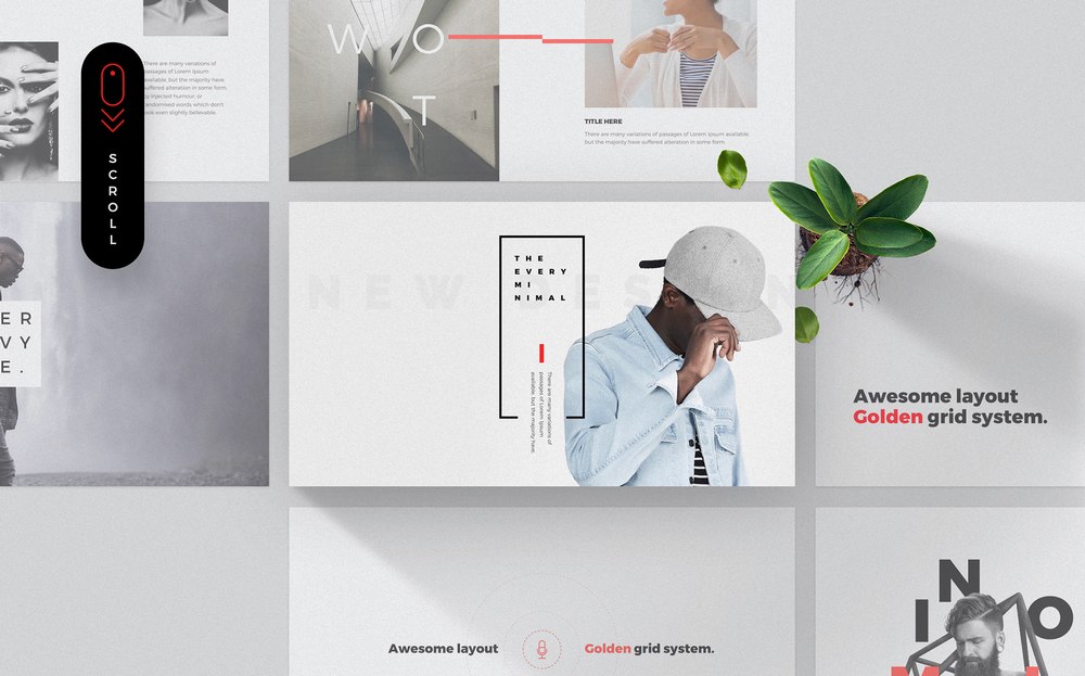 Every - Free Minimal PowerPoint & Keynote Template