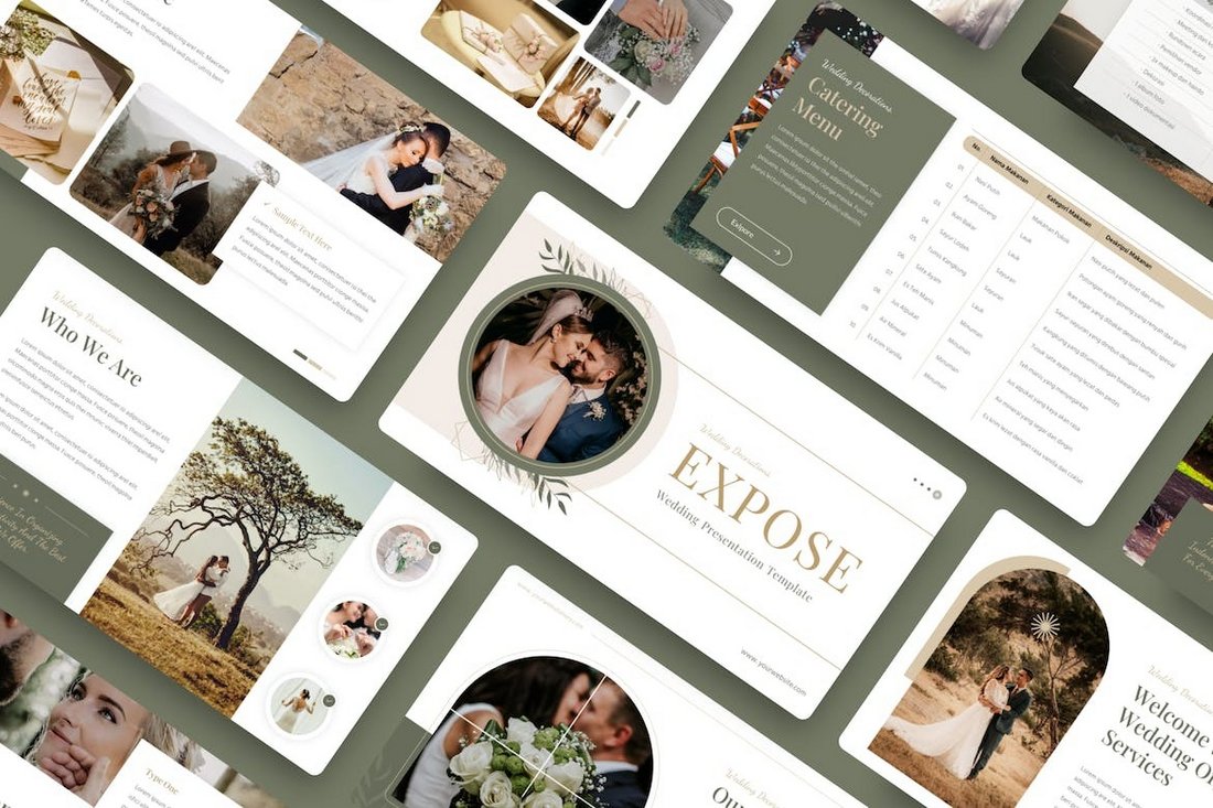 Expose - Wedding PowerPoint Template