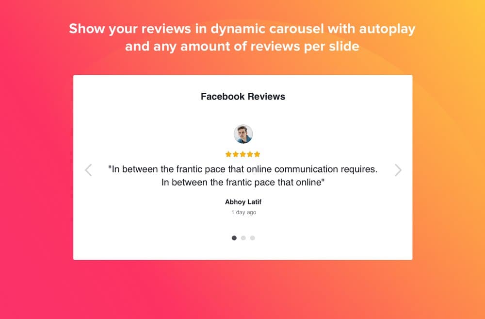 Facebook Reviews