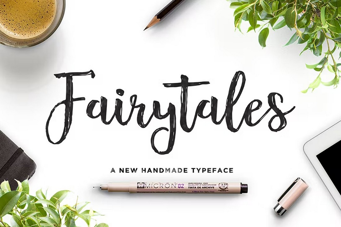 Fairytales - Handmade Script Swash Font