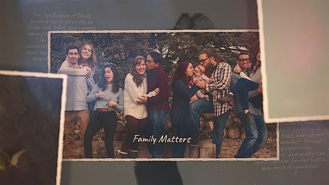 Family Memory Album Final Cut Pro Slideshow